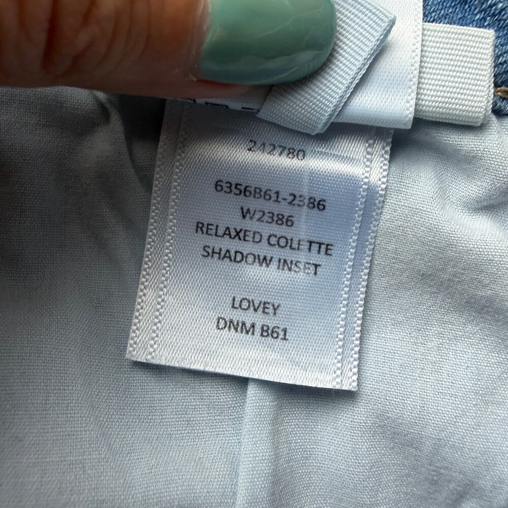 PAIGE Relaxed Colette Jeans in Lovey Shadow Inset Size 26 - Picture 6 of 6